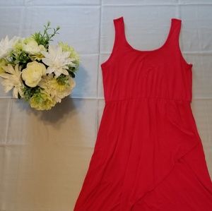 Red Hi-Lo Dress